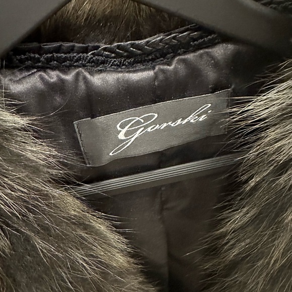 Goroski Fur cropped jacket - Picture 2 of 3